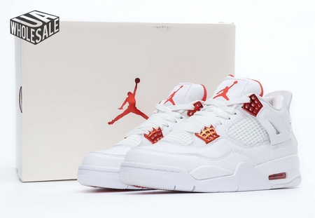 jordan 4 retro orange metallic